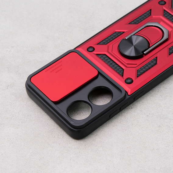 Case for Oppo A78 4G, CamShield Slide, red
