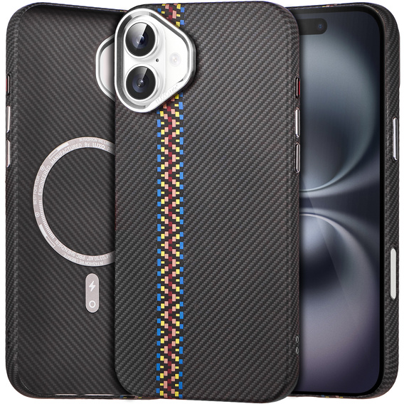MagSafe's iPhone 16 Plus Case, Carbon Fiber, black