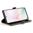 CASEME flip case for Samsung Galaxy Note 10 Plus, Waxy Textucoffee, coffee