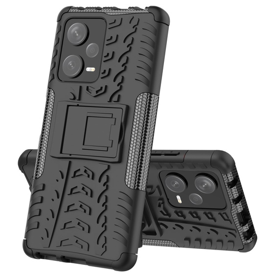 Case for Xiaomi Redmi Note 12 Pro+ 5G, Tire Armor, black