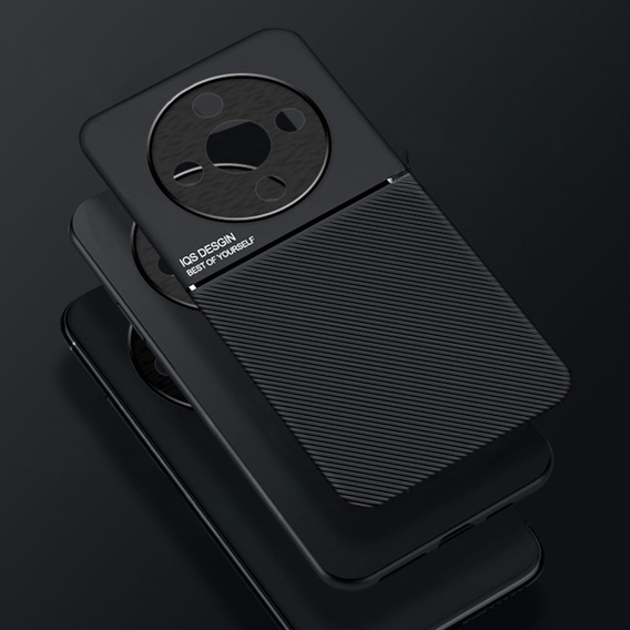 Case for Honor Magic 6 Lite 5G, with magnetic grip plate, black