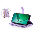 Flip case for Realme 14 Pro 5G, Wallet Zipper Pocket, purple