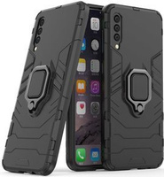 Case for Samsung Galaxy A50, Kickstand Ring, black