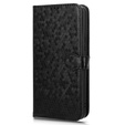 Flip case for T Phone 3 5G, Wallet Rhombus, black