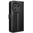 Flip case for OnePlus 13, Crazy Horse Wallet, black
