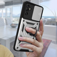 Case for Samsung Galaxy A14 4G/5G, CamShield Slide, silver