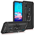 Armor Case for Motorola Moto E6S, Nox Case Ring, black