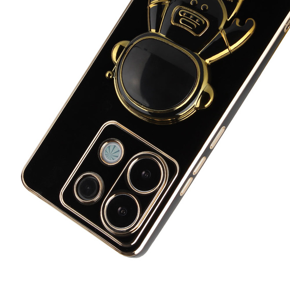 Case for Xiaomi Redmi Note 13 Pro 5G, Astronaut, black + 9H Tempered Glass