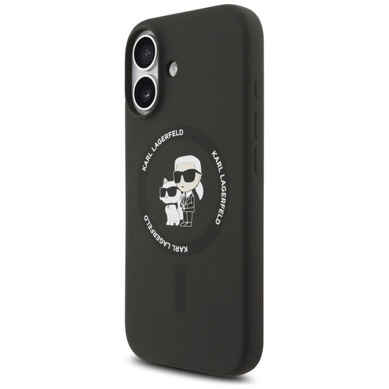 Karl Lagerfeld Silicone Body Ring MagSafe Case for Apple iPhone 17