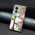 Flip case for Motorola Edge 40 5G, Wallet, tree of life, blue