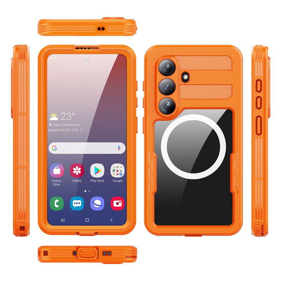 REDPEPPER waterproof case for Samsung Galaxy S26, orange