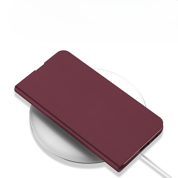 Flip case for Samsung Galaxy S23 Plus, GKK Leather, maroon