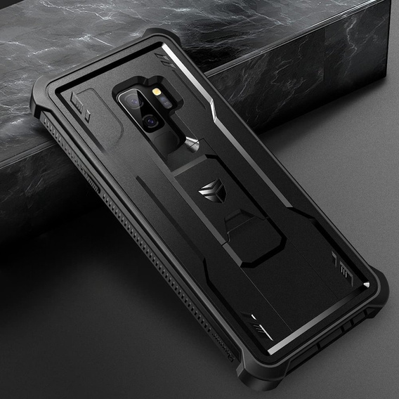 Armored case for Samsung Galaxy S9 Plus, Dexnor Full Body, black