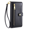 Flip case for iPhone 14 Pro Max, Wallet Zipper Pocket, black