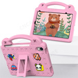 Children's case for iPad mini 8.3" 2021 (6 gen.) / iPad mini 8.3" 2024 (7 gen.), Cute Patterns, with stand, pink
