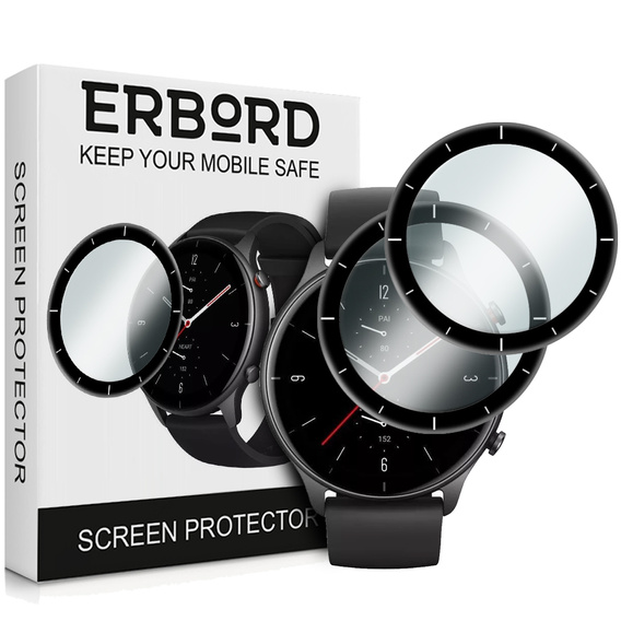 2x ERBORD Hybrid Glass for Amazfit GTR 2e