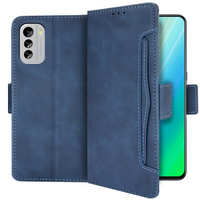 Flip case for Nokia G60 5G, Card Slot, blue