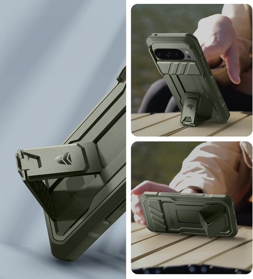 Armoured Dexnor case with camera aperture and stand for Google Pixel 10 / Pixel 10 Pro