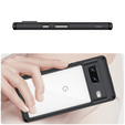 Case for Google Pixel 7 5G, Fusion Hybrid, with camera protection, transparent / black