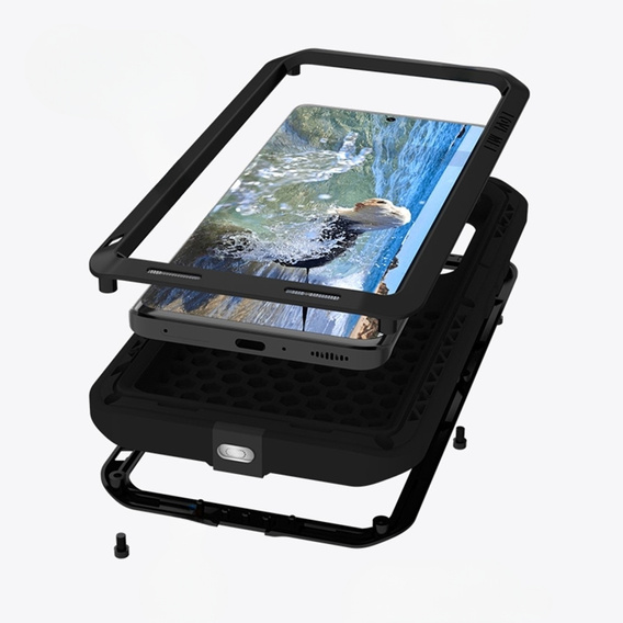 Love Mei Case for Xiaomi 13 Pro, armored without glass, black