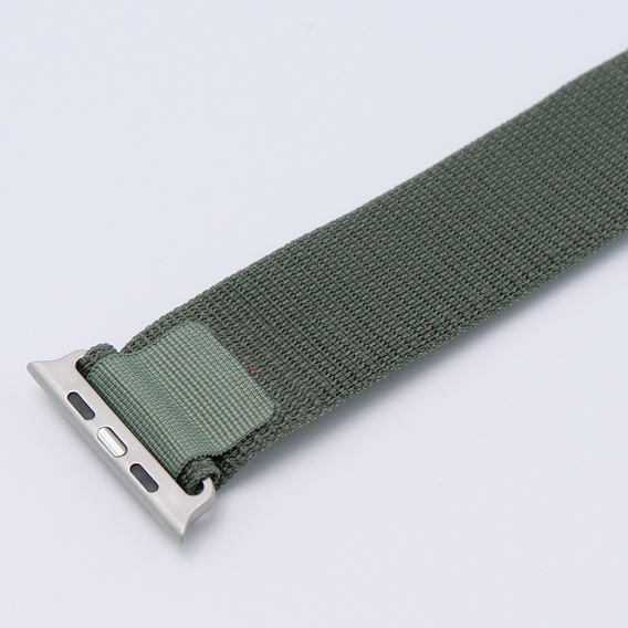 Nylon Strap for Apple Watch 1/2/3/4/5/6/7/8/SE/ULTRA 42/44/45/49mm, Green