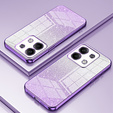 Case for Xiaomi Redmi Note 13 5G, Glitter Case CamShield, purple