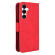 Flip case for Samsung Galaxy A16, Card Slot, red