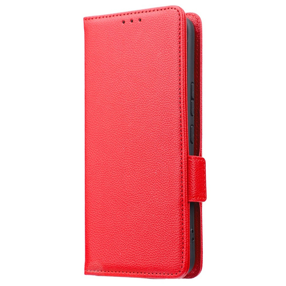 Flip case for Nokia X30 5G, Wallet Litchi Magnet Case, red