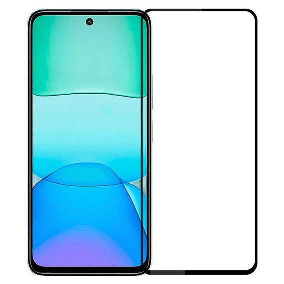 3D Tempered Glass for Xiaomi Redmi 13, black frame