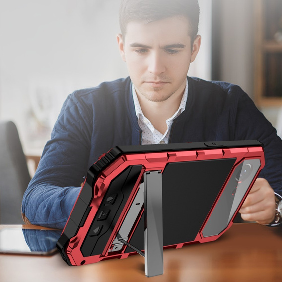 Armored case for iPhone 16E, R-JUST, red