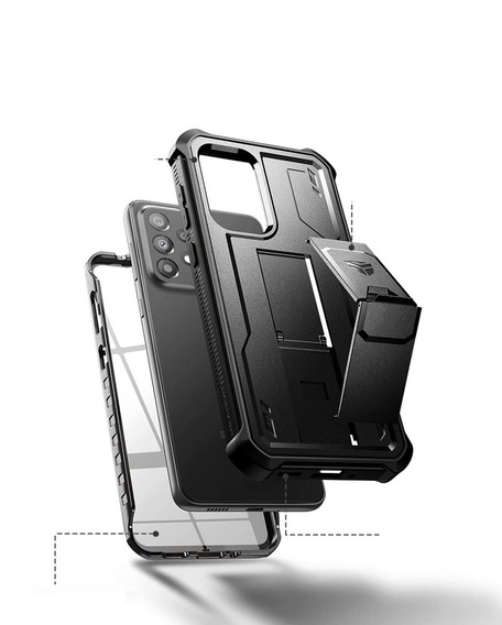 Armored case for Samsung Galaxy A33 5G, Dexnor Full Body, black