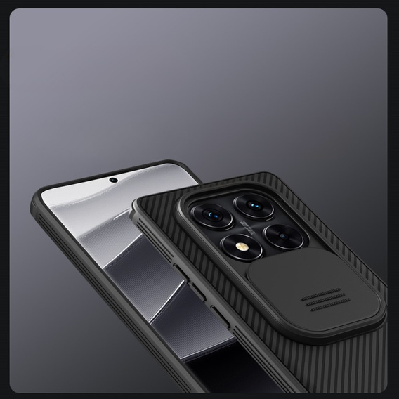 Case for Xiaomi Redmi Note 14 Pro 5G / Xiaomi Poco X7 5G, Armored Nillkin, CamShield Pro, black