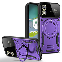 Armored Case for Motorola Moto G24 / G24 Power / G04, Magnetic Ring, purple