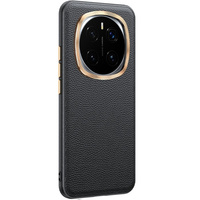 Leather case for Honor Magic 7 Pro 5G, leather hybrid, black