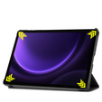 Case for Samsung Galaxy Tab S9 FE, Tri-fold, black