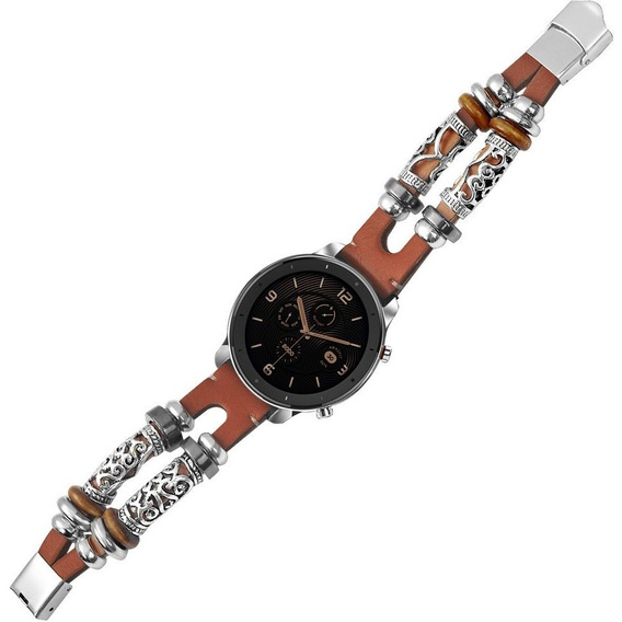 Retro Leather Strap for Samsung Galaxy Watch 42mm - Brown