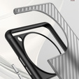 Case for OnePlus 12 5G, Fusion Twill Stripe, transparent / black