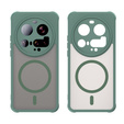 Case for Xiaomi 15 Ultra, for MagSafe, ERBORD Matt Case, green