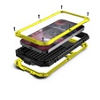 Case for iPhone 13 Pro, R-JUST, armoured, yellow