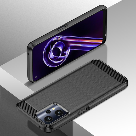 Case for Realme 9 Pro / OnePlus Nord CE 2 Lite 5G, Carbon, black