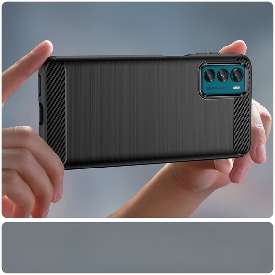 Case for Motorola Moto G42 4G, Carbon, black