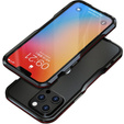 Case LUPHIE for iPhone 13 Pro Max, Armor Bumper, black / red