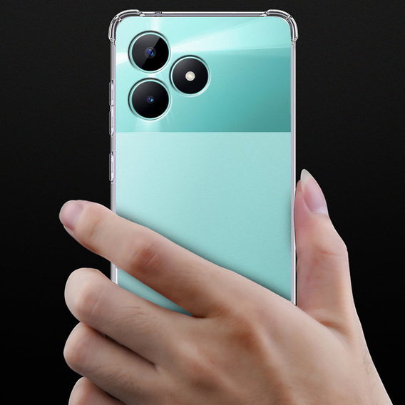 Case for Realme C51, Dropproof, transparent