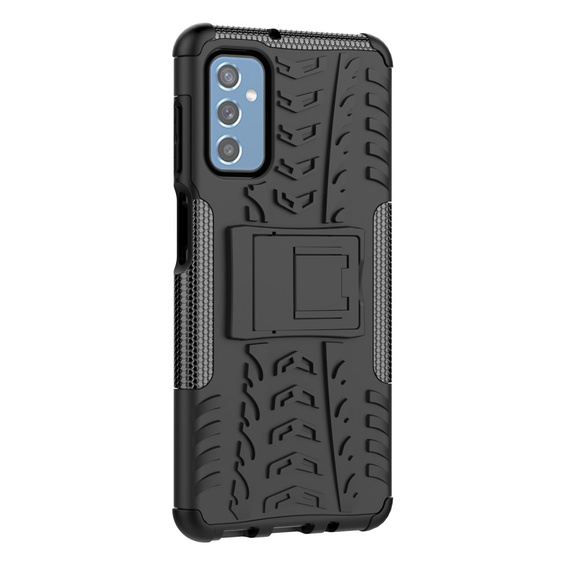 Case for Samsung Galaxy M52 5G, Tire Armor, black