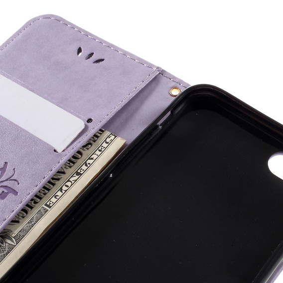 Flip case for iPhone 7/8/SE 2020/SE 2022, Butterfly, purple