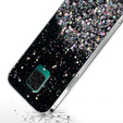 Case for Xiaomi Redmi Note 9S / 9 Pro, Glittery, black