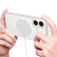 Case for iPhone 17, for MagSafe, transparent