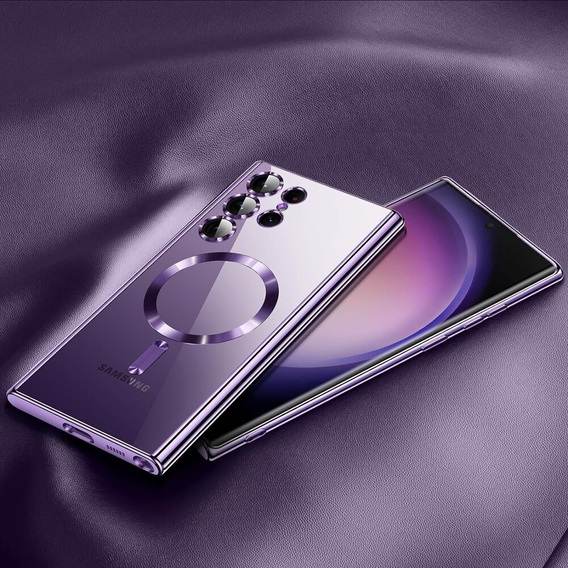 Case for Samsung Galaxy S23 Ultra, MagSafe Hybrid, purple