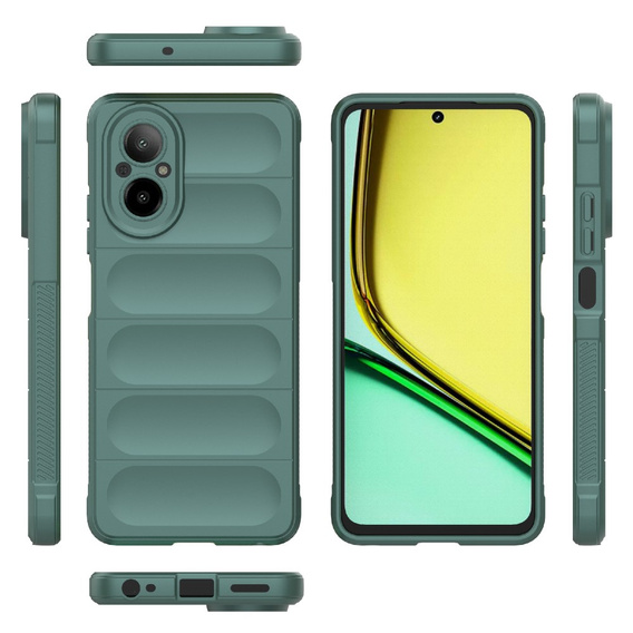 Case for Realme C67, Gaming Shockproof, green