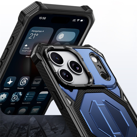 MagSafe-compatible protective case with stand for iPhone 17 Pro